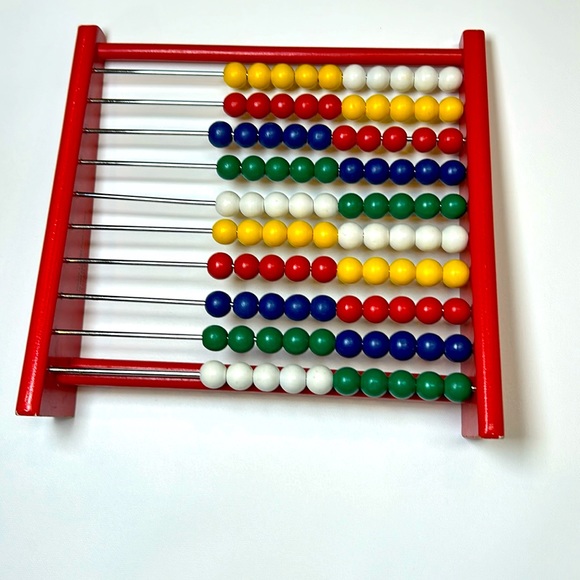 Eichhorn Wooden Abacus Kids Math Tot Learn STEM Play Educational Numbers Fun - Picture 3 of 6